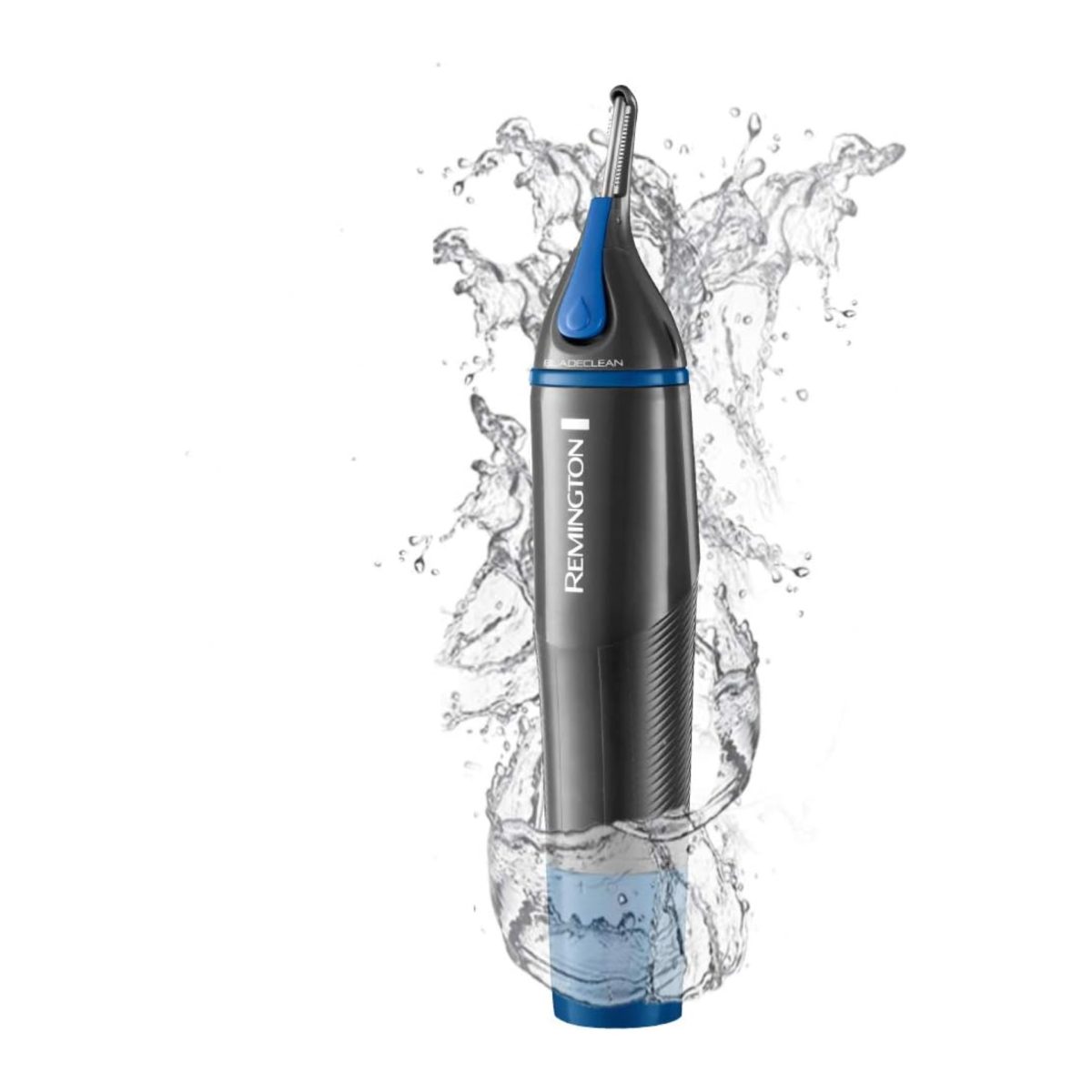 Remington Nano Series NE3850 rifinitore naso orecchie, dettaglio sistema lavabile Active BladeClean showerproof