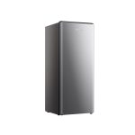 Frigorifero monoporta Hisense RR195D4DD1 150L colore argento, vista frontale ad angolo