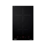 De Longhi PIN 32 Design piano cottura induzione 30cm vista frontale con display touch e due zone cottura