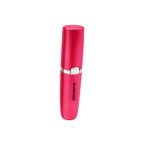 Depilatore viso Silvercrest SGH 1.5 rosa, vista frontale con design compatto e cappuccio protettivo