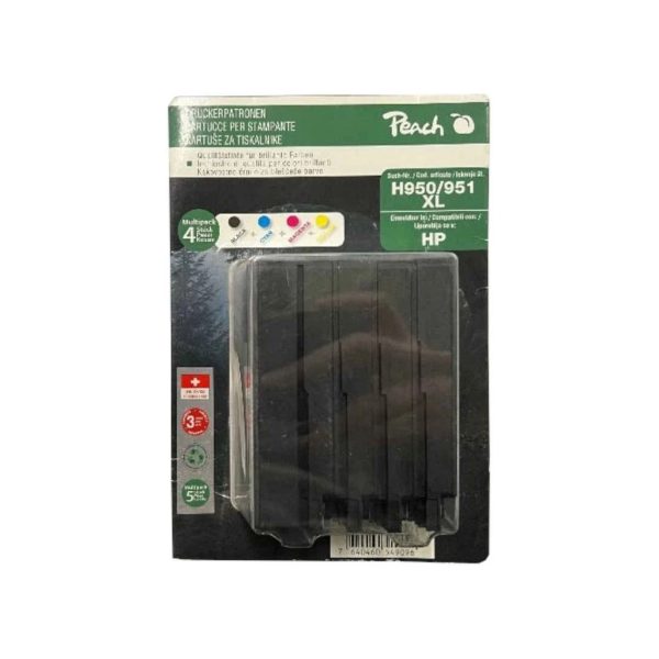Peach Set Cartucce 950XL 951XL Multipack 4 Colori compatibili HP in confezione originale blister