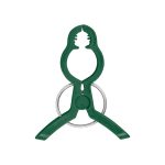 Dettaglio clip fermapiante verde Parkside con anello in metallo, dal set giardinaggio 142 pezzi
