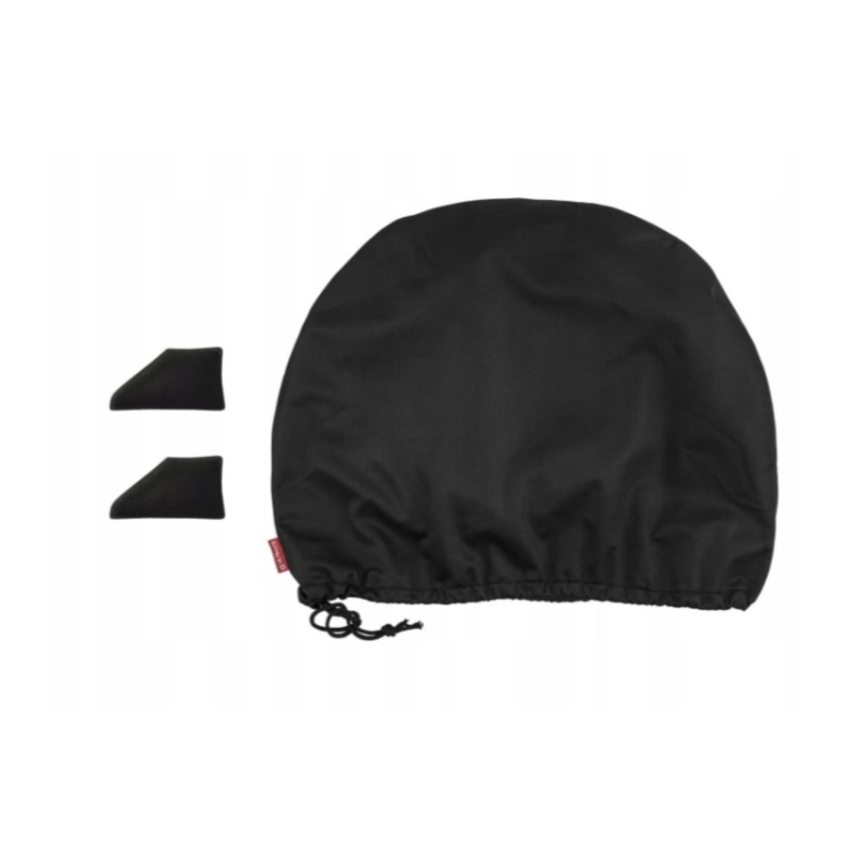 Sacca in tessuto nero per casco Ultimate Speed con coulisse e accessori paraorecchie inclusi