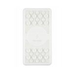 Power bank Tronic 10000 mAh con ricarica wireless Qi, vista frontale della superficie di appoggio