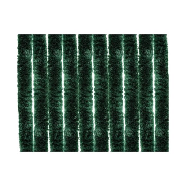 Tenda a corde di ciniglia Arisol 120x220cm verde vintage, vista frontale, confezione danneggiata