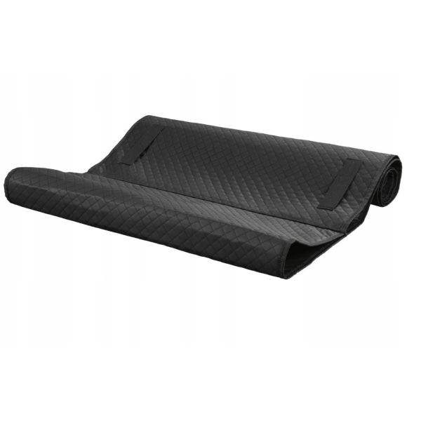 Tappetino Officina e Garage Ultimate Speed 76x150 cm nero parzialmente arrotolato, texture trapuntata idrorepellente