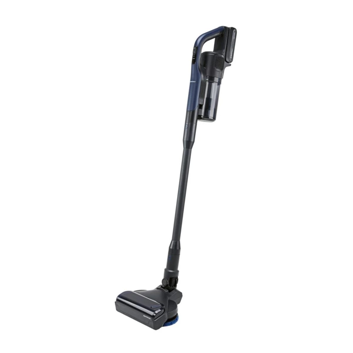 Silvercrest SASA 24 A1 aspirapolvere ciclonico 24V vista laterale con panno lavapavimenti