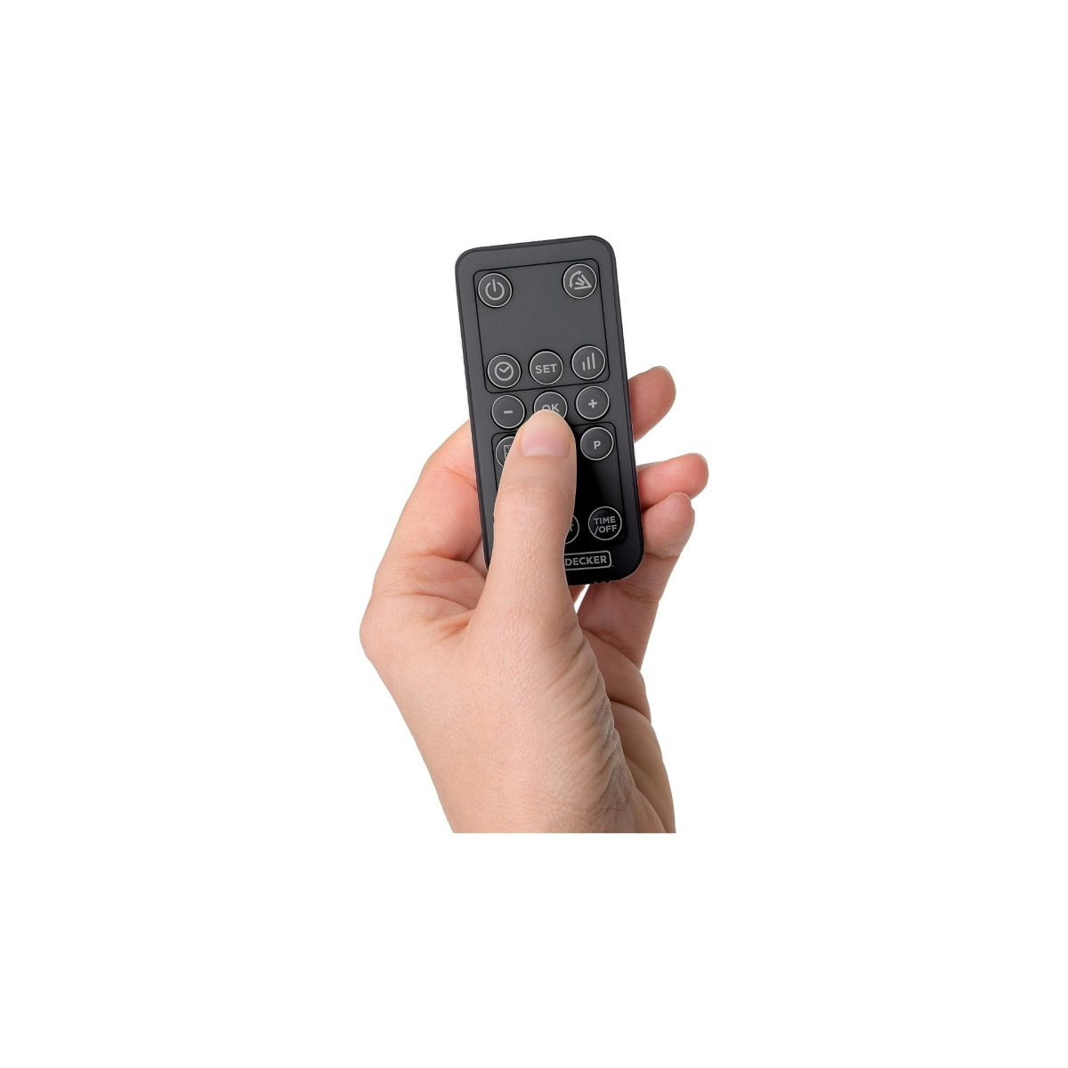 BLACK+DECKER BXWSH2000E termoconvettore, telecomando incluso con tasti accensione, timer e regolazione