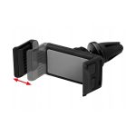 Supporto auto Ultimate Speed HG05910B per smartphone, dettaglio bracci regolabili e aggancio a bocchetta