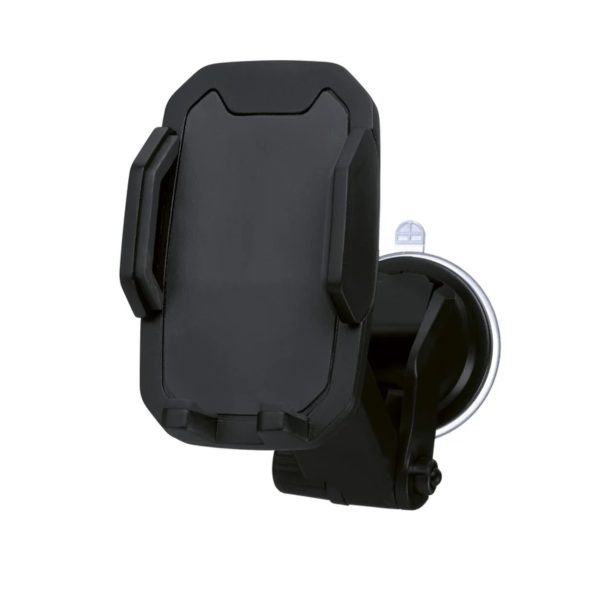 Supporto Auto Smartphone Tronic 360° con ventosa e giunto rotante, vista laterale