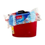 Vileda SuperMocio Torsion Power Set 10L, dettaglio ricambi mocio 3 Action con confezione danneggiata