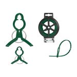 Set Parkside 142 pezzi da giardinaggio: clip fermapiante grandi e piccole, dispenser filo con tagliente e legaccio flessibile