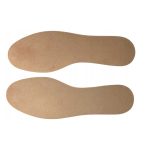 Coppia di solette Yourstep Memory Comfort taglia 36/37 in microfibra beige, vista dall'alto allineate