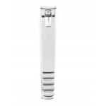 Tagliaunghie Cien Beauty grande in acciaio inox 7,9cm, vista laterale con leva e logo inciso