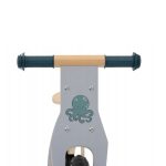 Playtive Balance Bike Legno Bambini, dettaglio manubrio con impugnature e decorazione polpo