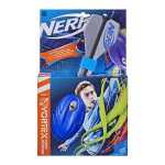 Nerf Vortex Aero Howler Hasbro vista frontale confezione originale pallone schiuma blu lancio
