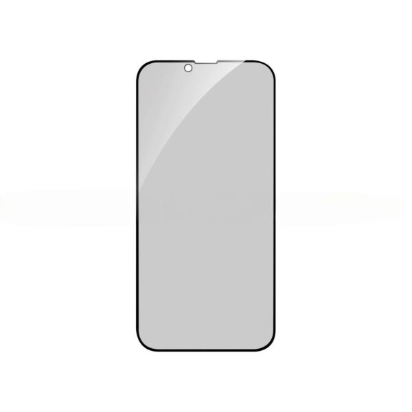 Vetro temperato 9H Fairplay Integral per iPhone 13, 13 Pro e 14, vista frontale con bordi neri