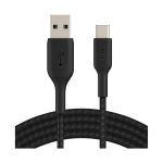 Belkin BoostCharge Cavo Intrecciato USB-C a USB-A 3m Nero  iPhone15 Switch Nero - immagine 3