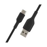Belkin BoostCharge Cavo Intrecciato USB-C a USB-A 3m Nero  iPhone15 Switch Nero - immagine 2