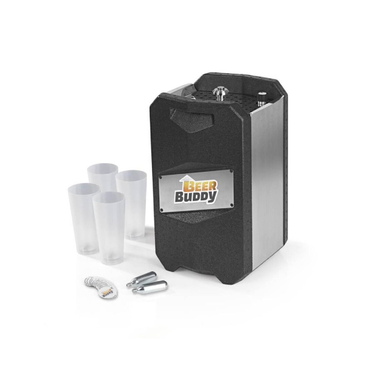 Beer Buddy Spillatore Birra 5 Litri Cartucce CO2 Portatile Acciaio Senza Corrente - immagine 3