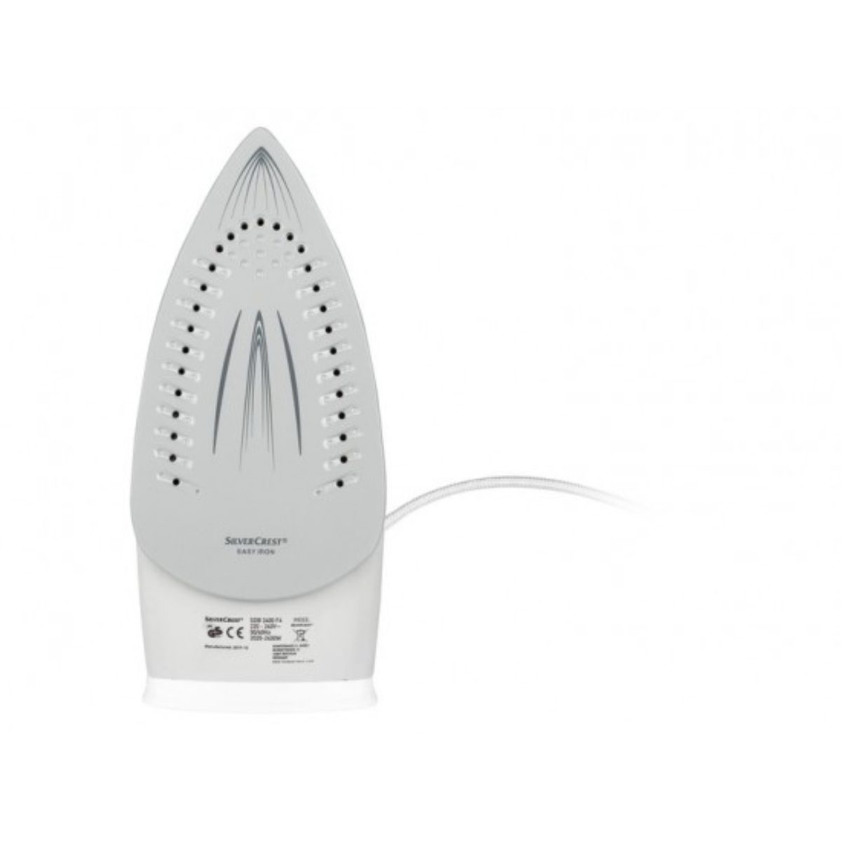 Silvercrest Ferro da Stiro a Vapore SDB 2400 F4 Piastra Inox 1750W 220ml - immagine 2