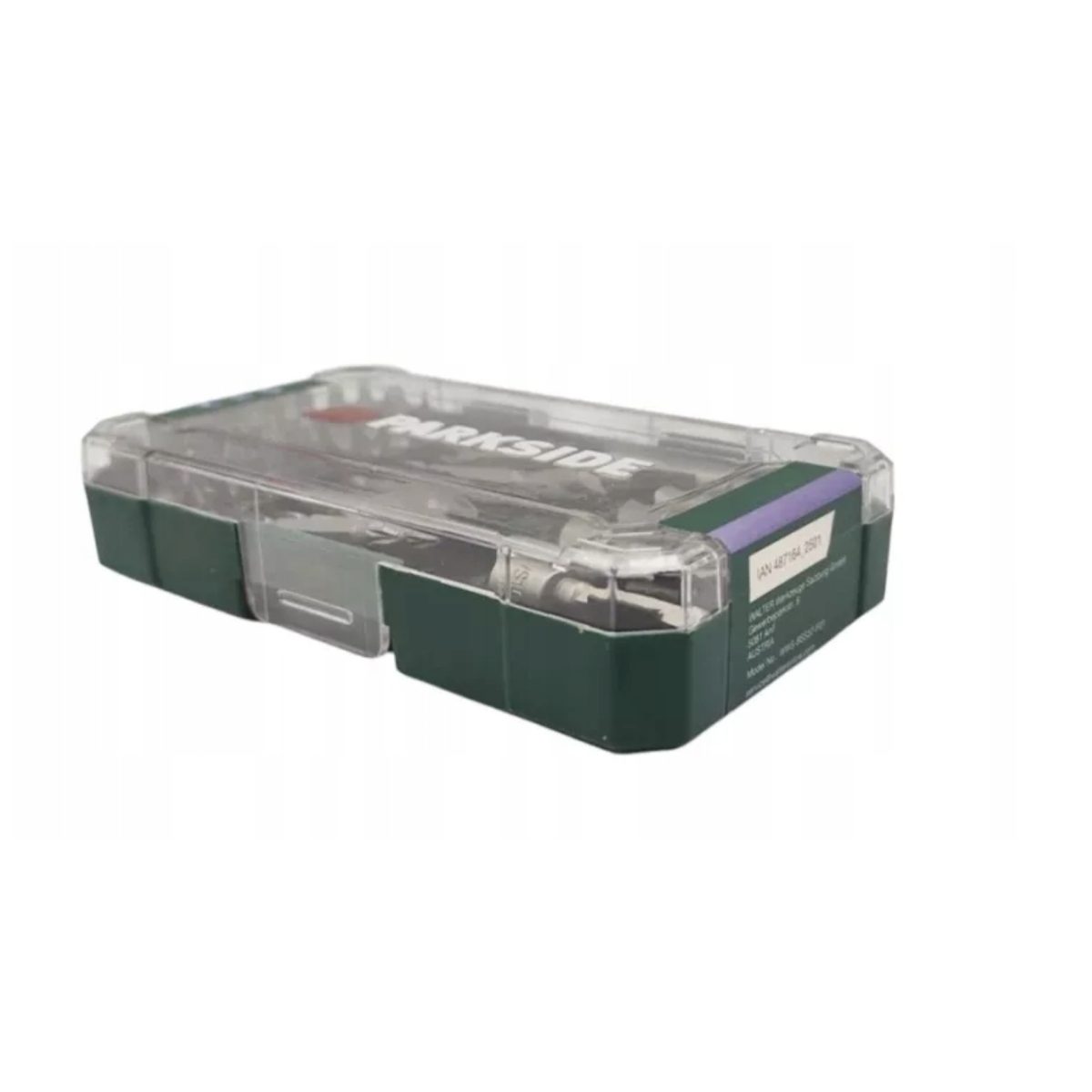 Parkside Set Inserti 37 Pezzi Punte 25-50mm e Porta-bit Magnetico con Custodia - immagine 2