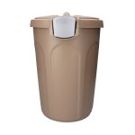 Stefanplast Jerry 23L Bidoncino Coperchio Clip Tortora Pattumiera 46cm h x37cm L - immagine 3