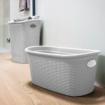 Stefanplast Elegance Cesta Portabiancheria 35L Manici Bianco - immagine 2