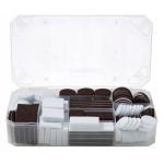 Parkside Set 275 Feltrini e Gommini Antiscivolo Autoadesivi Assortiti 3 Colori
