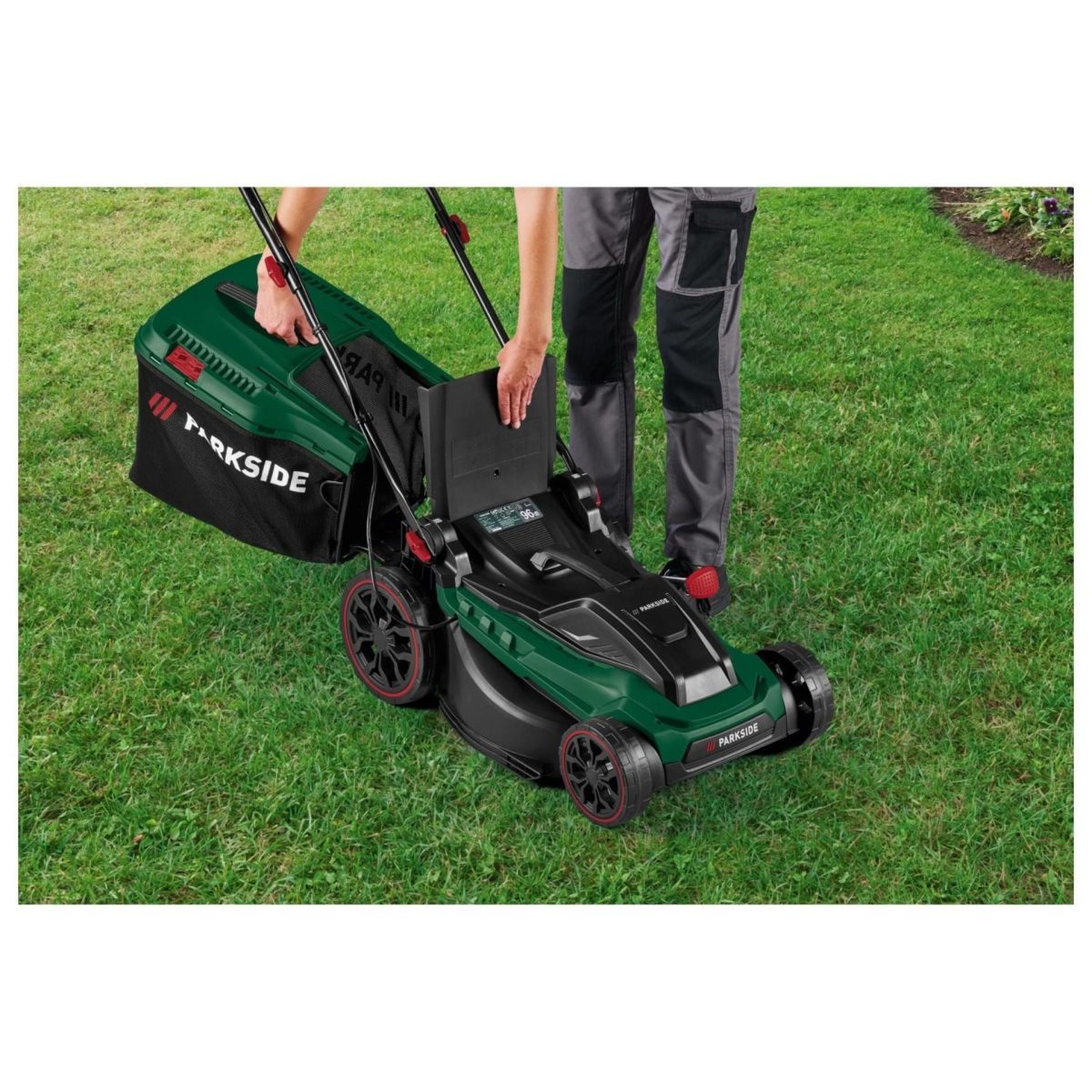 Parkside PERM 1800 A1 Tosaerba Elettrico 1800W 44cm Sacchetto 55L - immagine 4