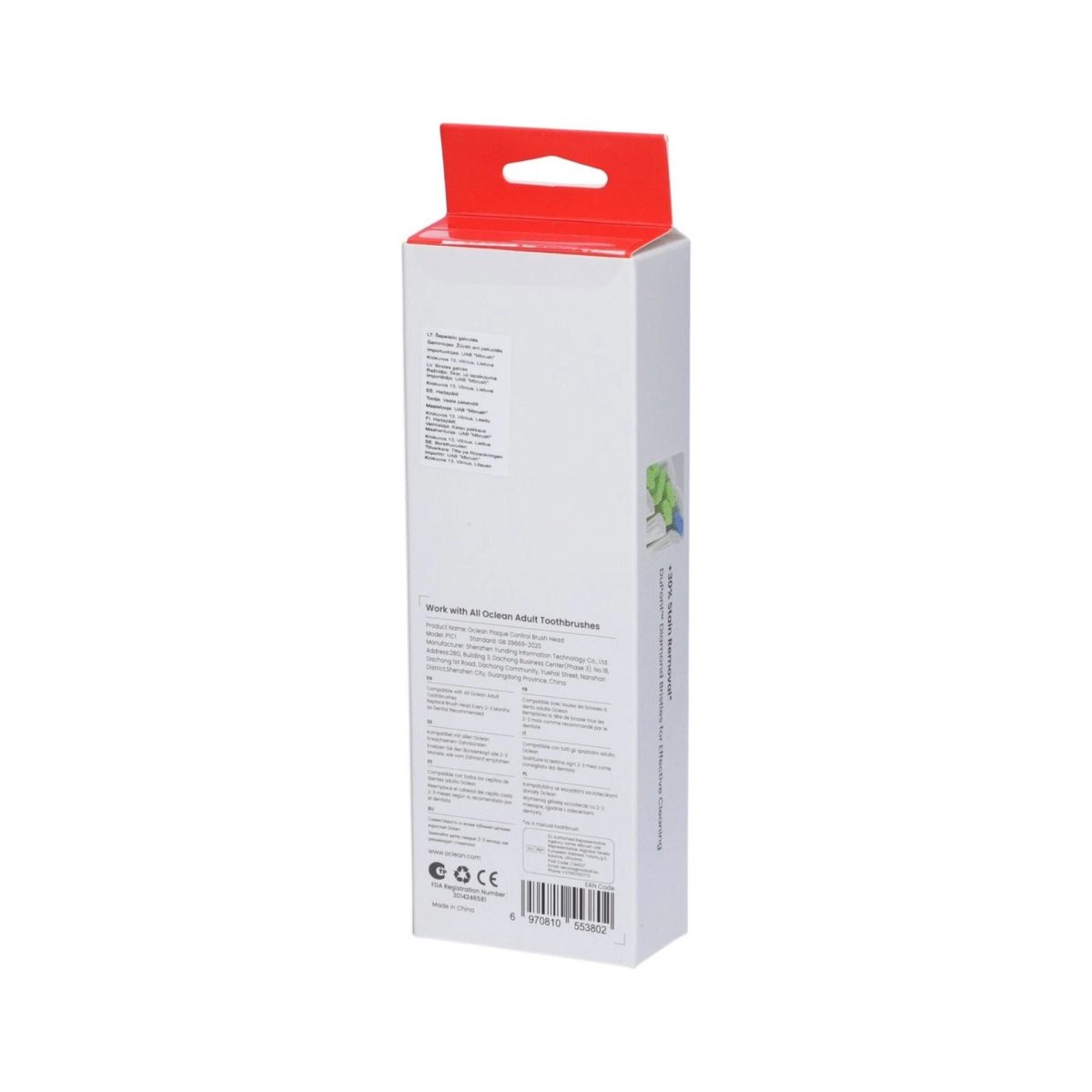 Oclean Professional Clean Set 6 Testine Ricambio Per Spazzolino Elettrico - immagine 2