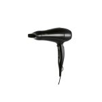 Asciugacapelli CIEN Beauty professionale 2200W nero, vista laterale con pulsanti di controllo