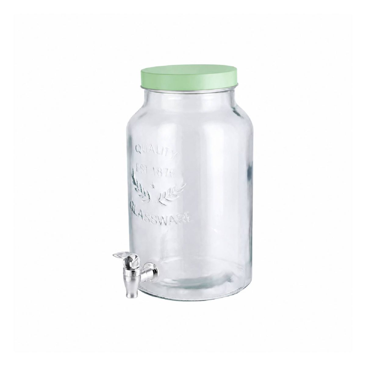 P1G4svyPXJWhBfWekz2dNhoTGDiPVuLdbrGogt6C.jpg Silvercrest Dispenser Bevande in Vetro con Rubinetto 5,6L per Feste e Buffet - immagine 1