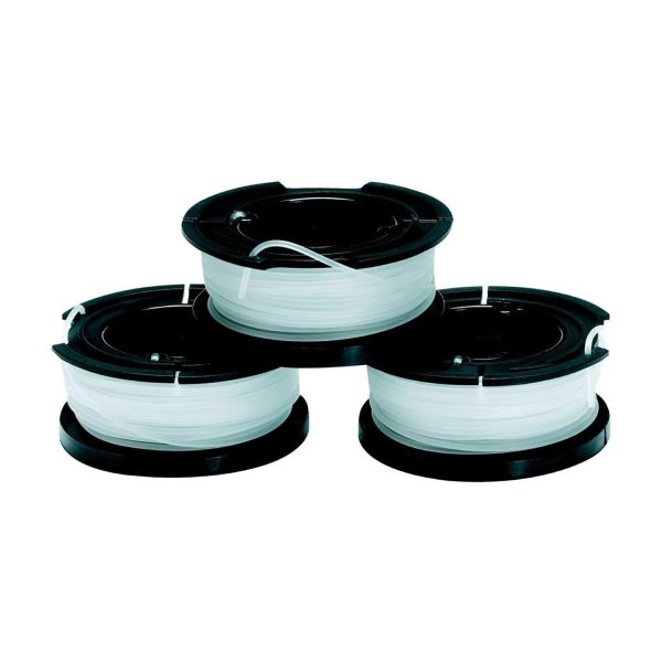 Black Decker A6485-XJ set 3 rocchetti filo nylon Reflex 10m per tagliabordi