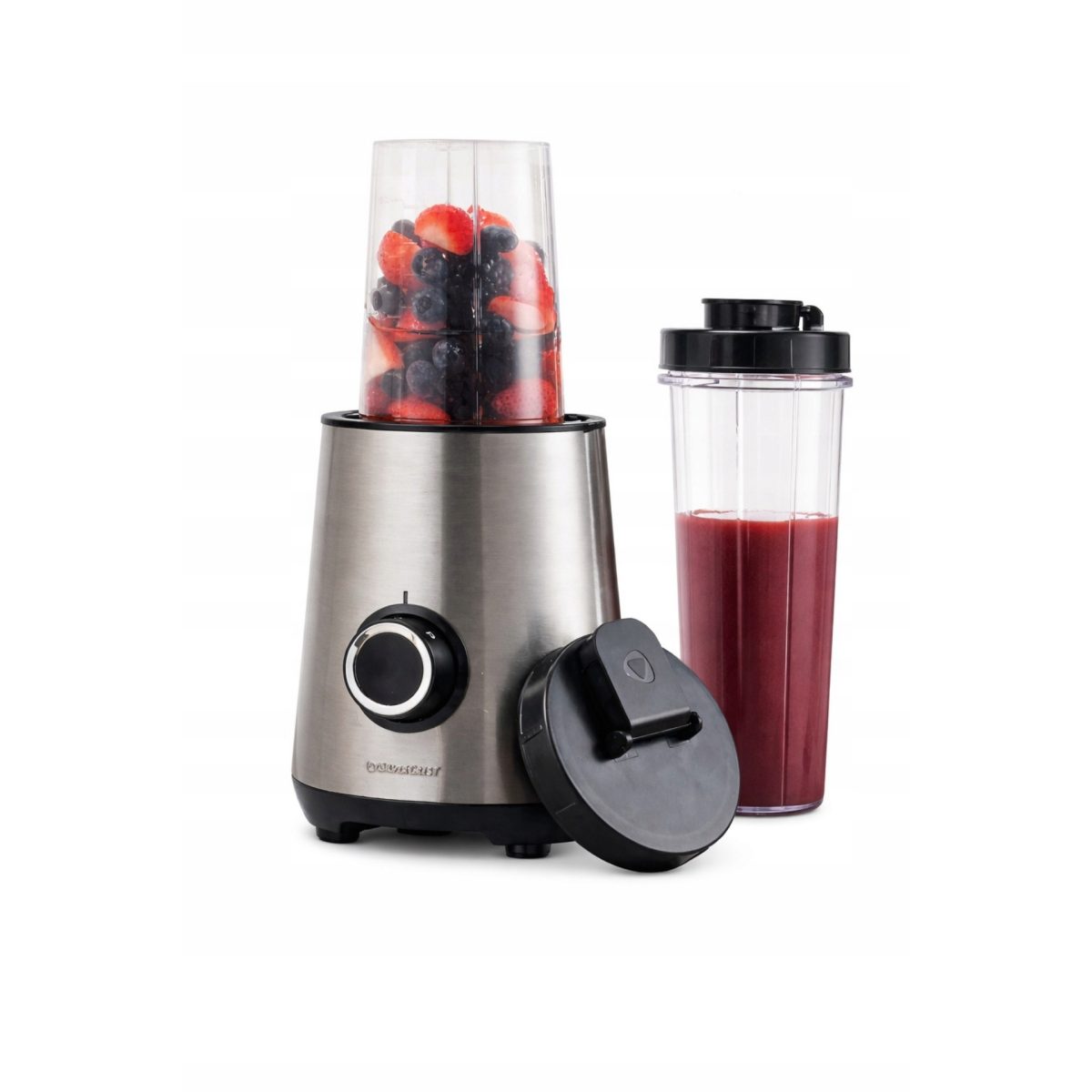 bOzQas4ieCqkgHfK8KB96l9V5X6XjaC3aoGYqH2X.jpg Silvercrest SSME 300 B1 Frullatore Smoothie 300W con 2 Bicchieri To-Go - immagine 1