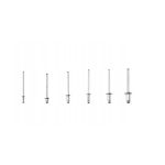 Parkside Set Rivetti a Strappo 320 Pezzi Assortiti in Alluminio con Scatola