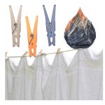 Livarno Home Set 100 Mollette da Bucato Antisegno 3 Colori Assortiti 7,9cm - immagine 2