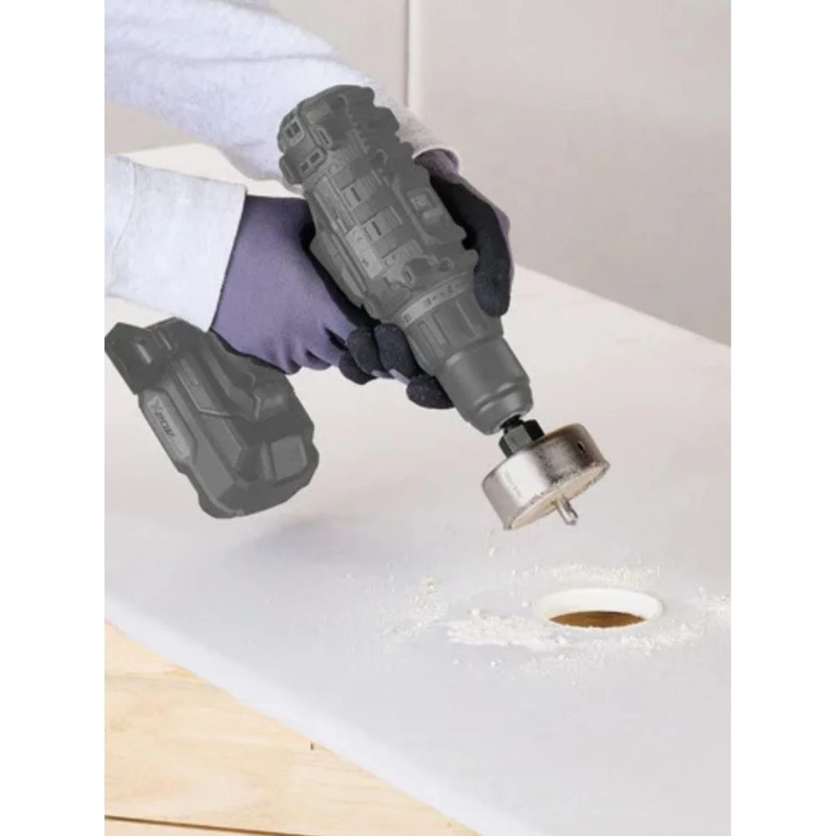 Parkside Set Frese a Tazza Metallo Duro PLSS 2 A1 9 Pezzi per Pietra Piastrelle - immagine 2