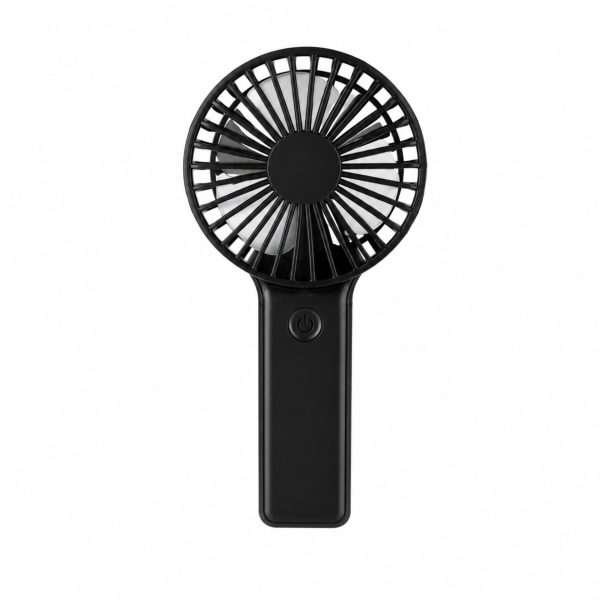 Mini ventilatore portatile Silvercrest SKV 4.5 A1 nero con impugnatura e pulsante accensione a 3 velocità