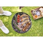 Grillmeister Barbecue Kansas Basic Carbonella 33cm Griglia Regolabile Portatile - immagine 4