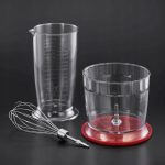 Accessori del mixer Russell Hobbs: caraffa graduata, tritatutto e frusta in acciaio inox