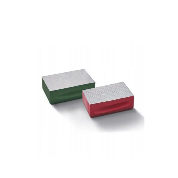 Set 2 spugne diamantate Parkside grana 600 e 2000 per lucidatura vetro e piastrelle, verde e rossa