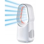 Tronic Ventilatore Mini Senza Pale con Luce LED TRTVA 6 A1 6W Bianco Opaco - immagine 2