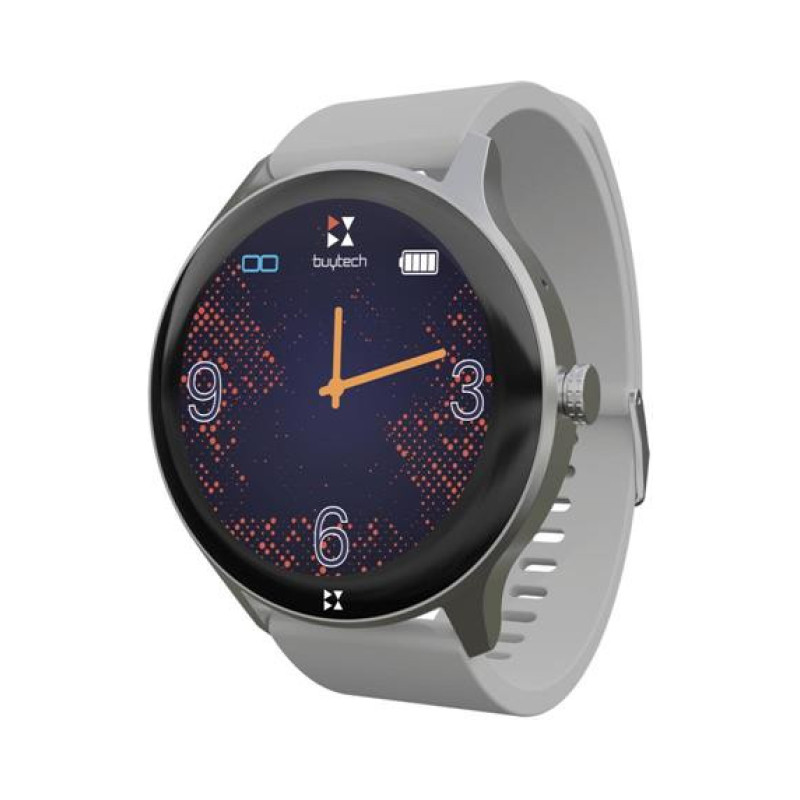 0UEcnStl4IeKm7i24sEnK0LSRhZL89lcLJZrzgvO.jpg Buytech Beta Smartwatch Chiamate Bluetooth 5.1 Display 1.38" Dark Silver IP67 - immagine 1