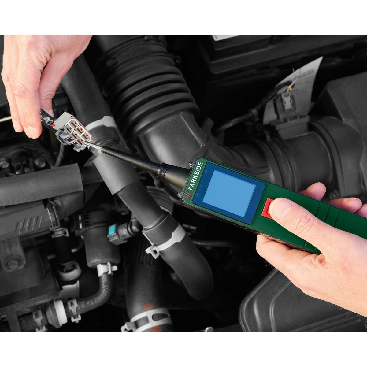 Parkside Tester Circuiti Auto PSKT 30 LCD Fusibili e Corrente 12V 24V Veicoli - immagine 3