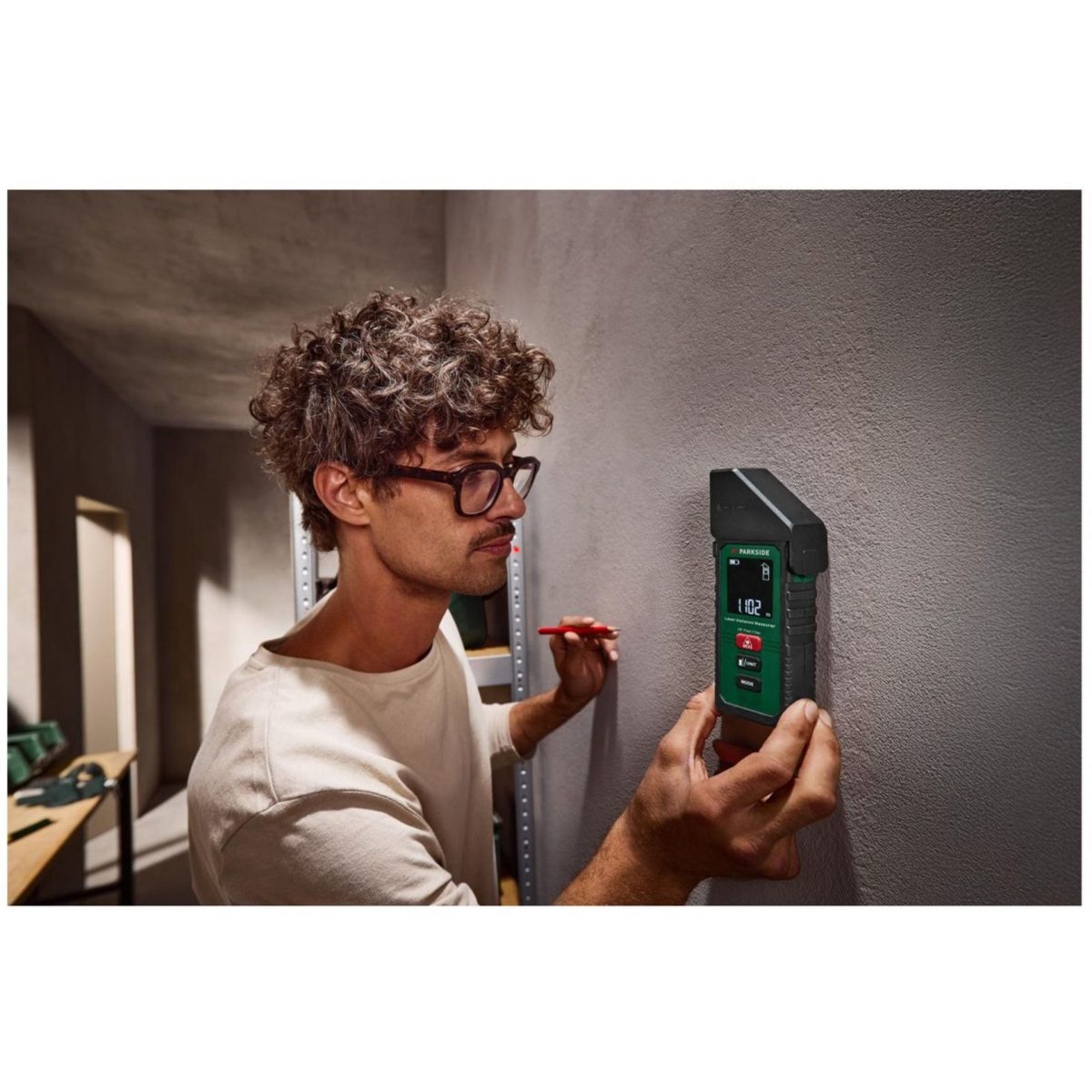 Parkside PLEMM 25 Misuratore di distanza laser 25m Calcolo Area e Volume - immagine 6