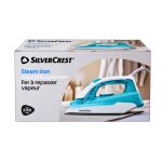 Silvercrest SDBG 2200 Ferro da Stiro Vapore 2180W Piastra Ceramica CelesteBianco - immagine 2
