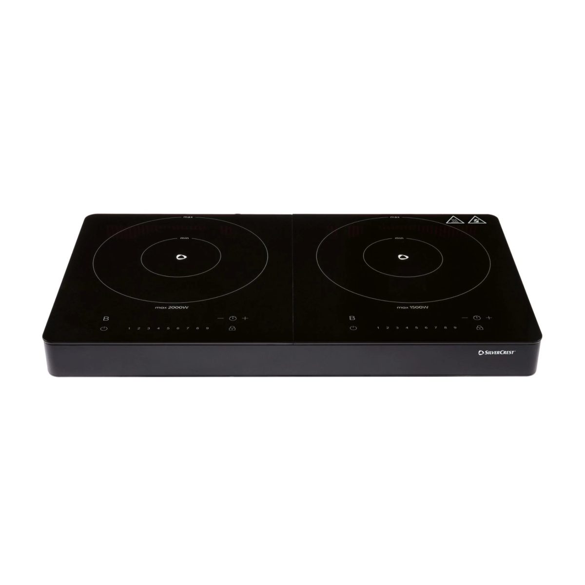 Silvercrest SID 3500 Piastra Induzione Doppia 3500W Timer Touch 10 Livelli - immagine 2