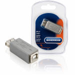 Bandridge BCP464 Adattatore USB 2.0 A Femmina a USB B Femmina Grigio