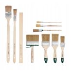 Parkside Set 10 Pennelli per Legno Impregnanti e Smalti con Manico Legno FSC